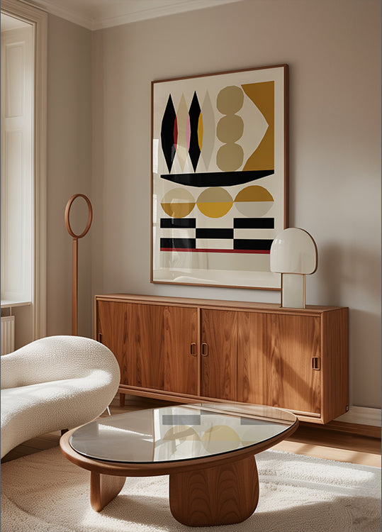 Absztrakt kompozíció 25 poszter