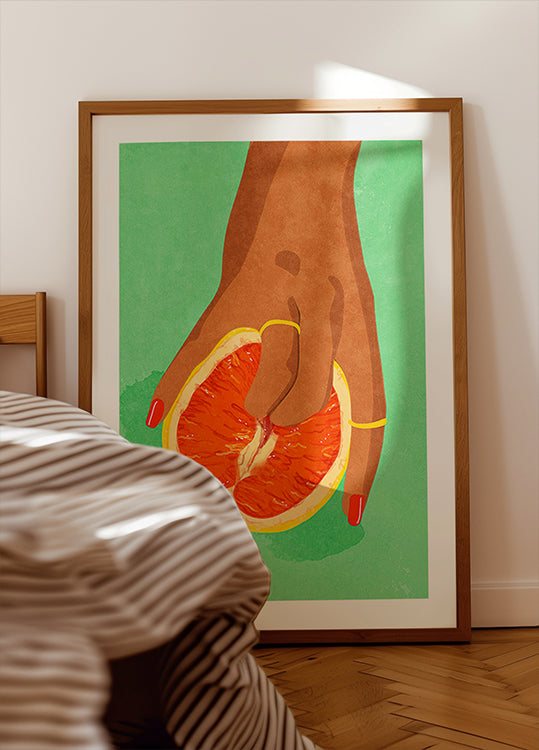 Poster iubitor de fructe