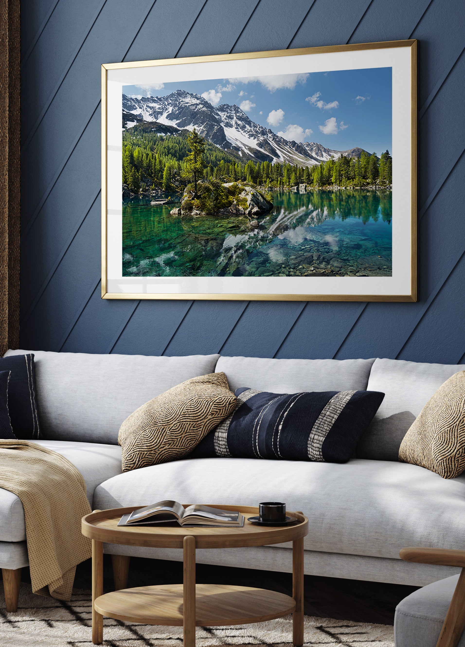 Plagát Green Mountain Lake