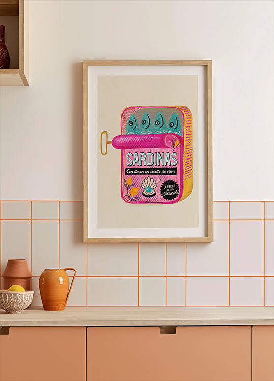Sardines Tin Can Poster