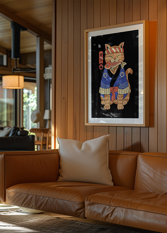 Poster Sushi Meowster