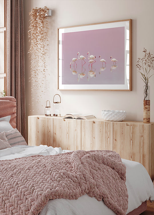Flamingos Affiche