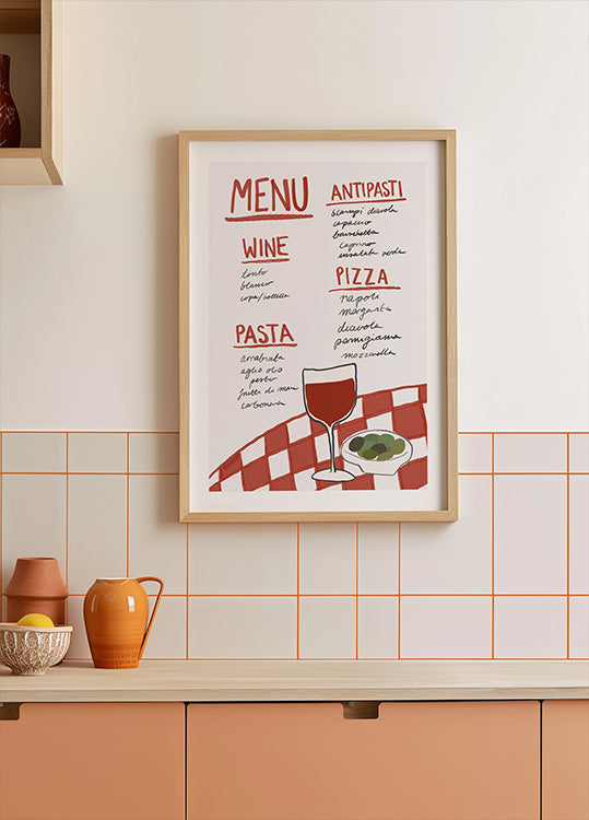 Poster Bucătăria Italiană Delight