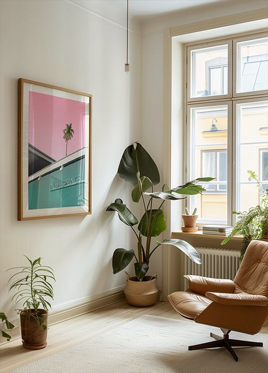 Sveiki atvykę į Palm Springso plakatą