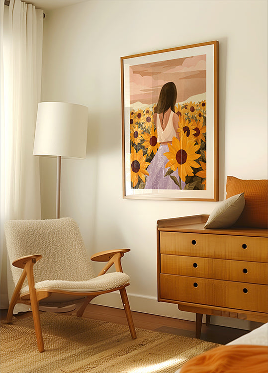 Sonneblummen Owender Affiche