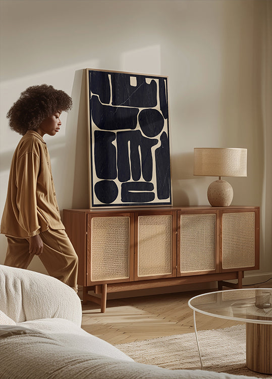 Modern Abstrakt Minimal Formen 162 Poster