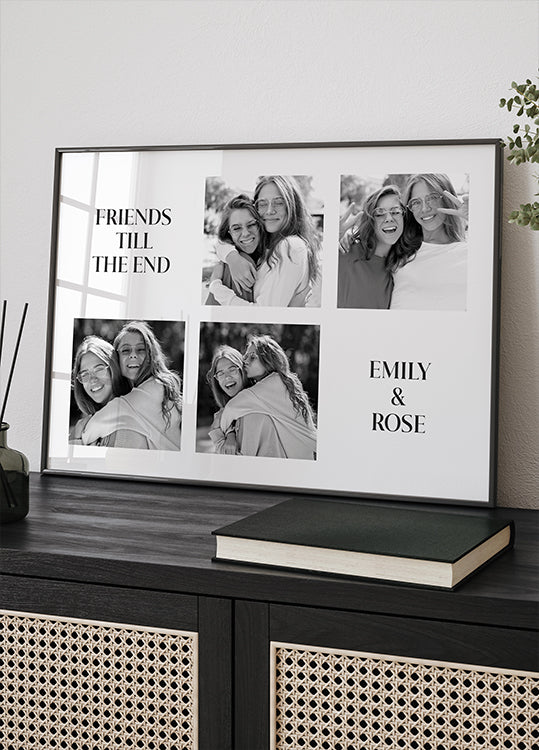 Mein Fotocollage-Poster für das erste Jahr