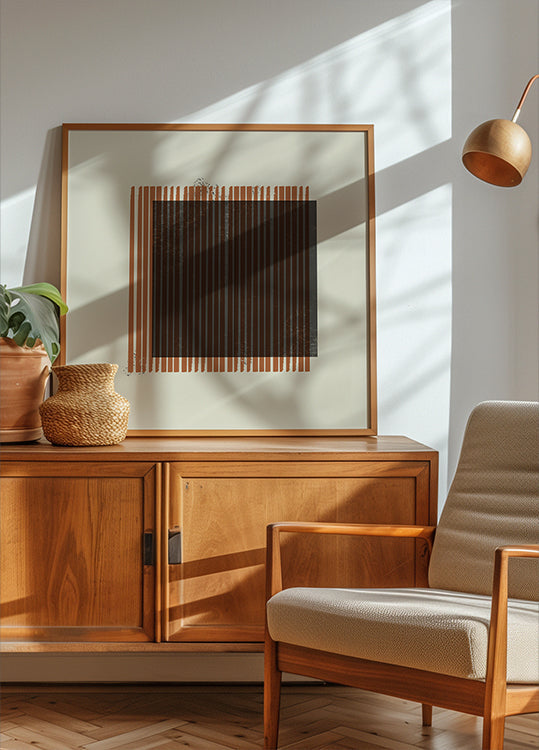 Pruhovaný plagát Enigmy