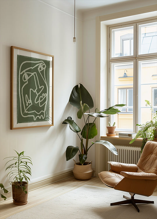 Zöld absztrakt