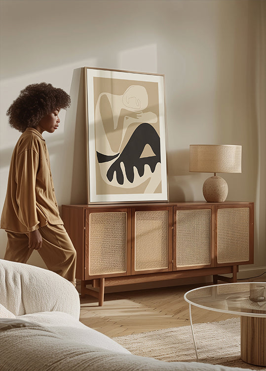 Abstrakt Konscht Figur 3 Poster