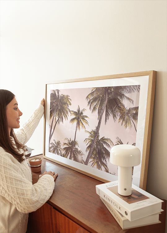 Põsepunased palmipuud