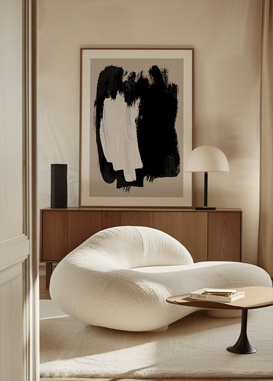Abstrakt Pinsel Poster