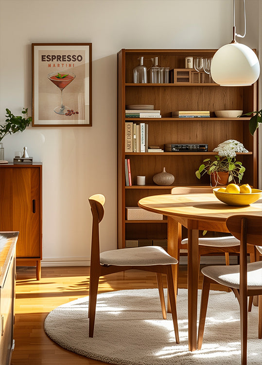 Espresso Martini kokteilibaari kujundusplakat