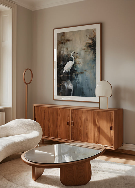 Rahuliku peegelduse plakat