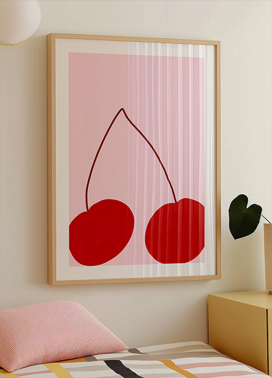 Plagát Cherry Duo Delight