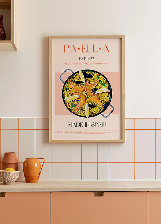 Paella täiuslikkuse plakat