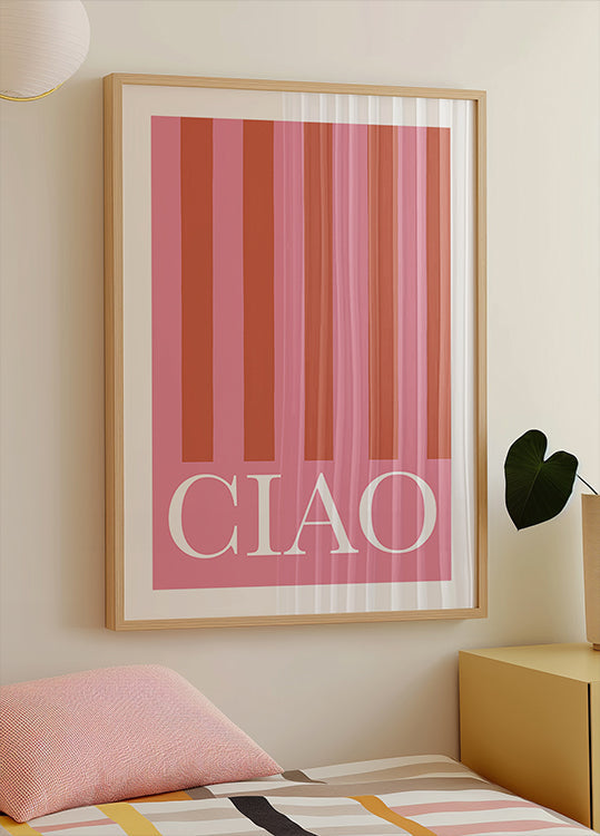 Plakatas Ciao Stripes