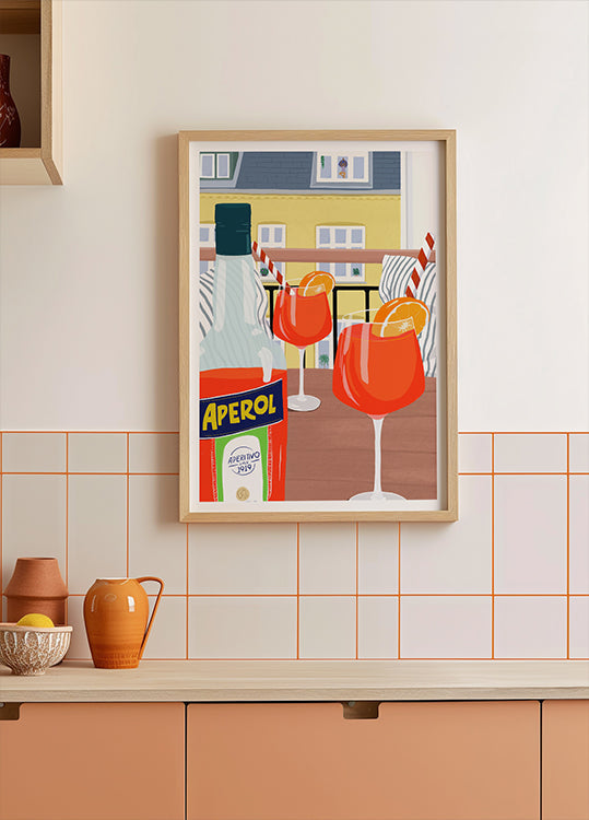 Balkon "Hygge" Affiche