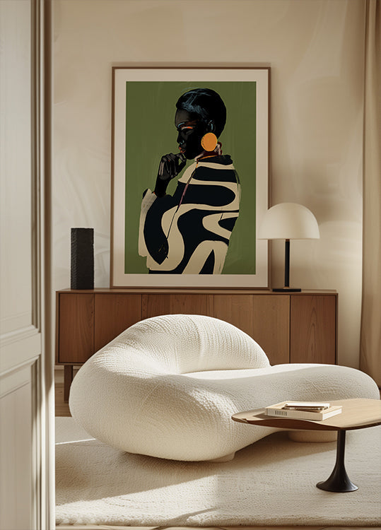 Bold Contemplation Poster