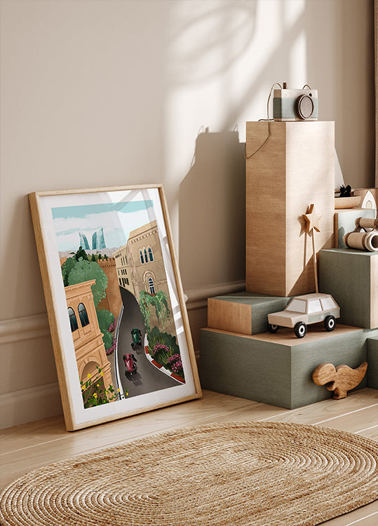 Poster Baku Azerbaidjan