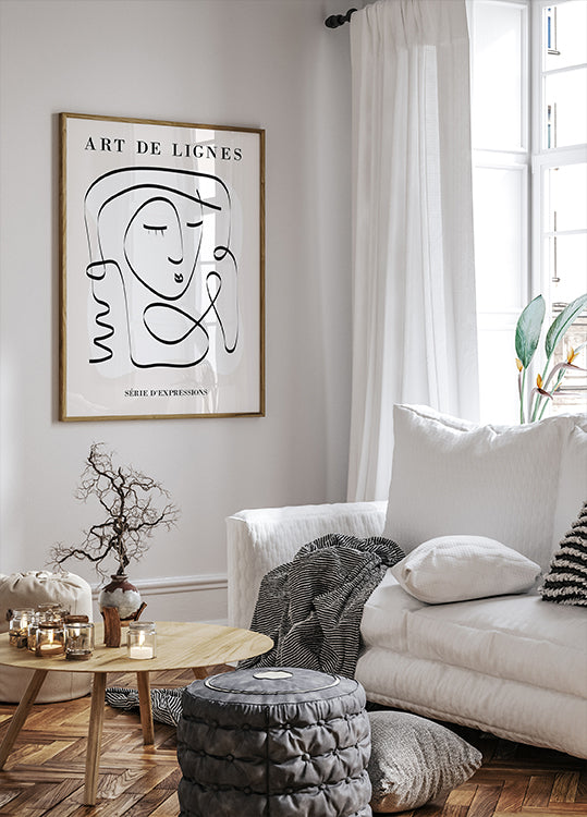 Art De Lignes No. 3 Plakat - Posterbox.dk