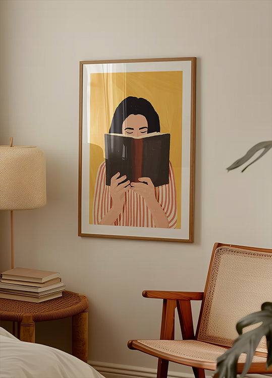 Įspūdingas skaitymo plakatas