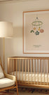 Baby Toy Mobile, Personalized Birth Plakat - Posterbox.dk