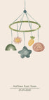 Baby Toy Mobile, Personalized Birth Plakat - Posterbox.dk