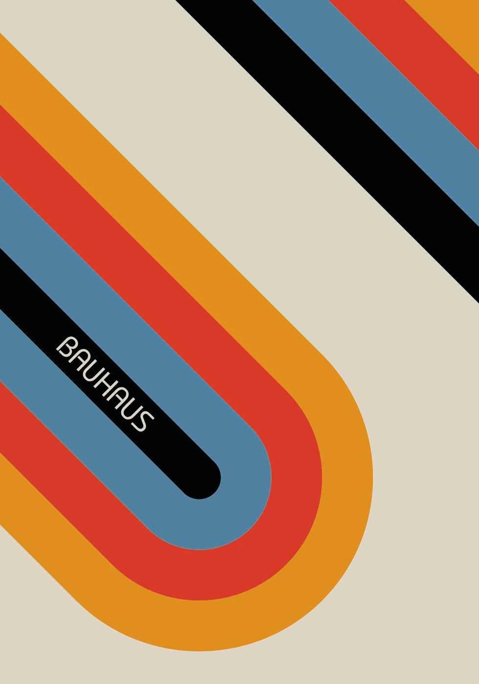 Bauhaus Stripes Plakat - Posterbox.dk