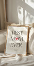 Best Mom Ever Plakat - Posterbox.dk