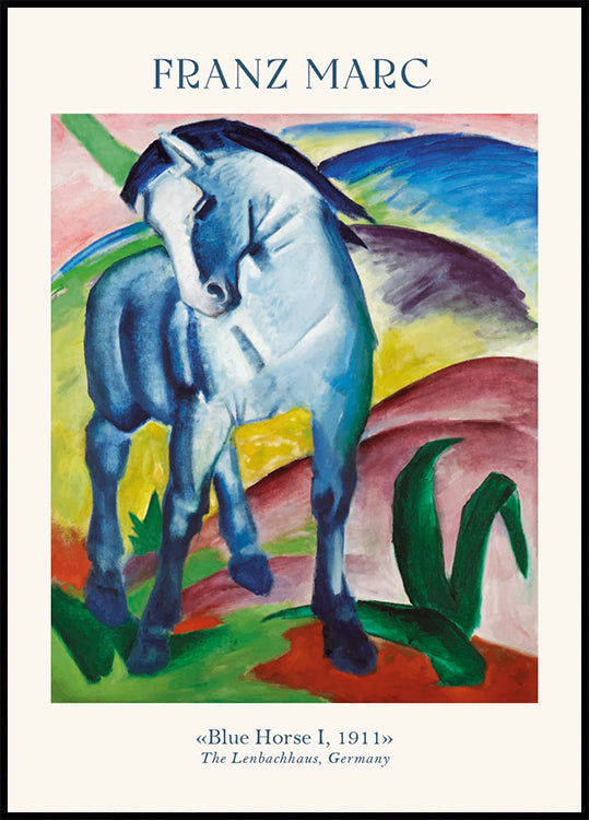 Blue Horse I,Franz Marc Plakat - Posterbox.dk