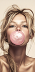Bubble Gum Pop Portrait Plakat - Posterbox.dk