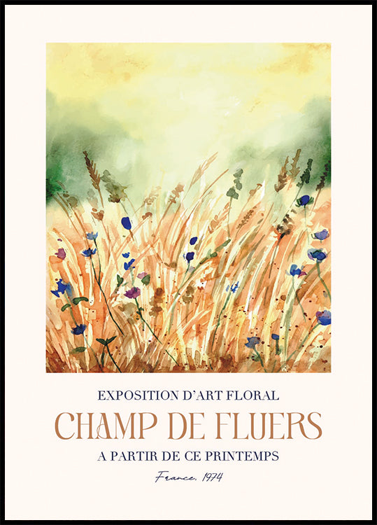Champ De Fleurs Plakat - Posterbox.dk