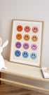 Colorful Smiley Faces Plakat - Posterbox.dk