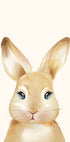 Cute Watercolor Bunny, Animal Nursery Print Plakat - Posterbox.dk