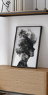 Dissolving Silhouette Abstract Plakat - Posterbox.dk