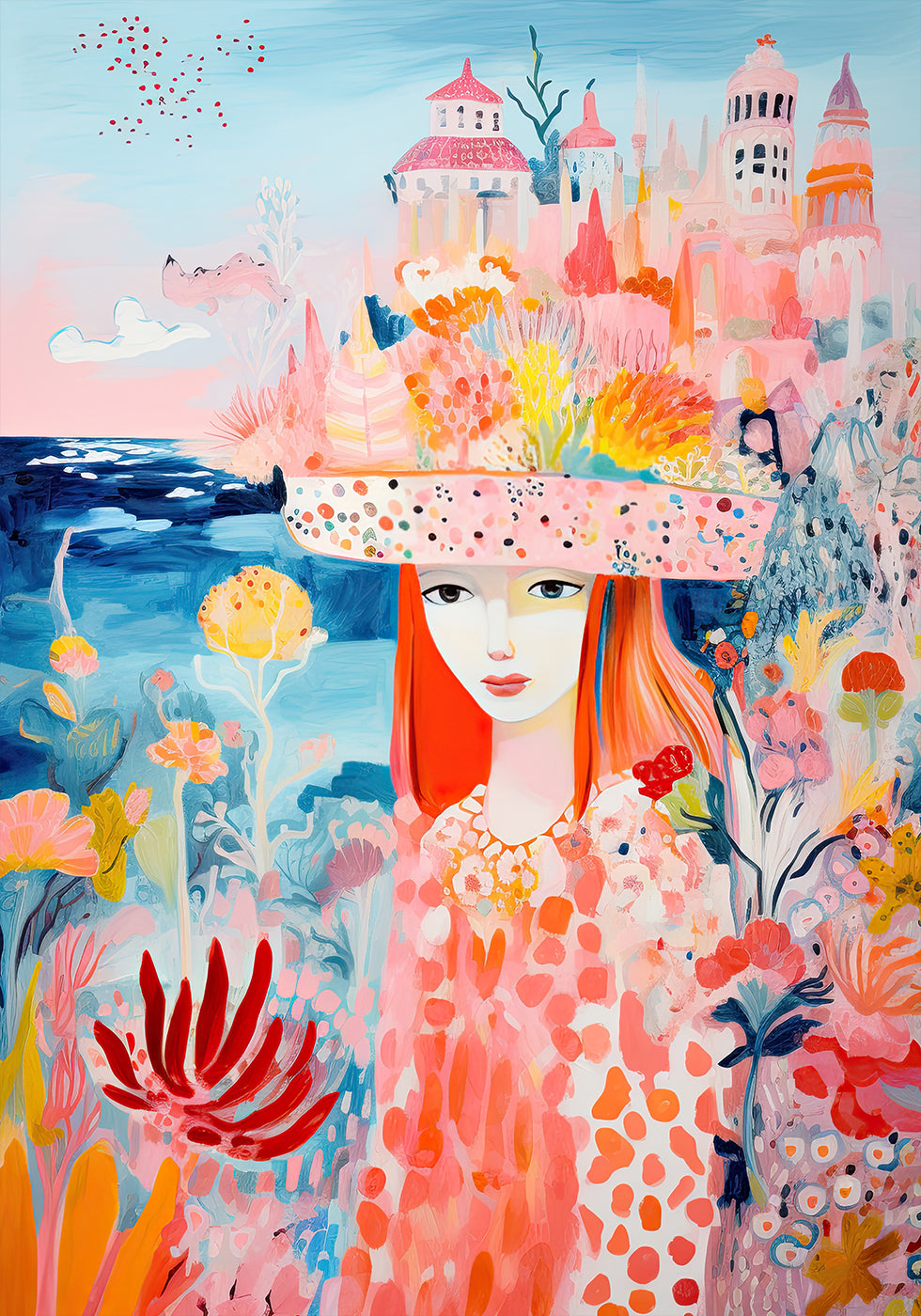 Dream Garden Girl Plakat - Posterbox.dk