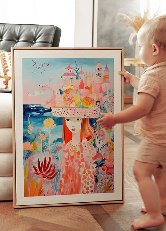 Dream Garden Girl Plakat - Posterbox.dk