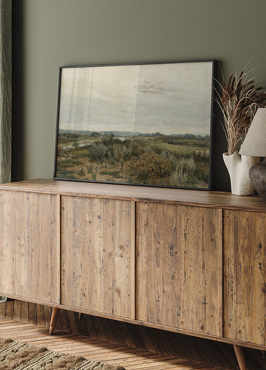 East Slovak Landscape by Ľudovít Čordák lakat - Posterbox.dk