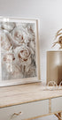 Elegant White Rose Bouquet Plakat - Posterbox.dk
