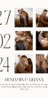 First Date, Romantic Couple Collage Plakat - Posterbox.dk