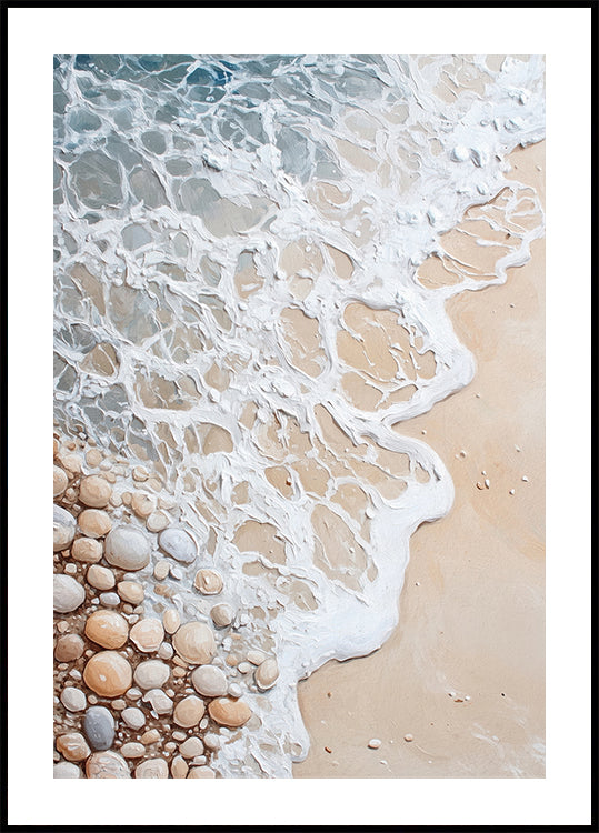 Foam and Pebbles Plakat - Posterbox.dk