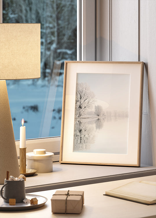 Frosty Winter Tree №1 Plakat - Posterbox.dk