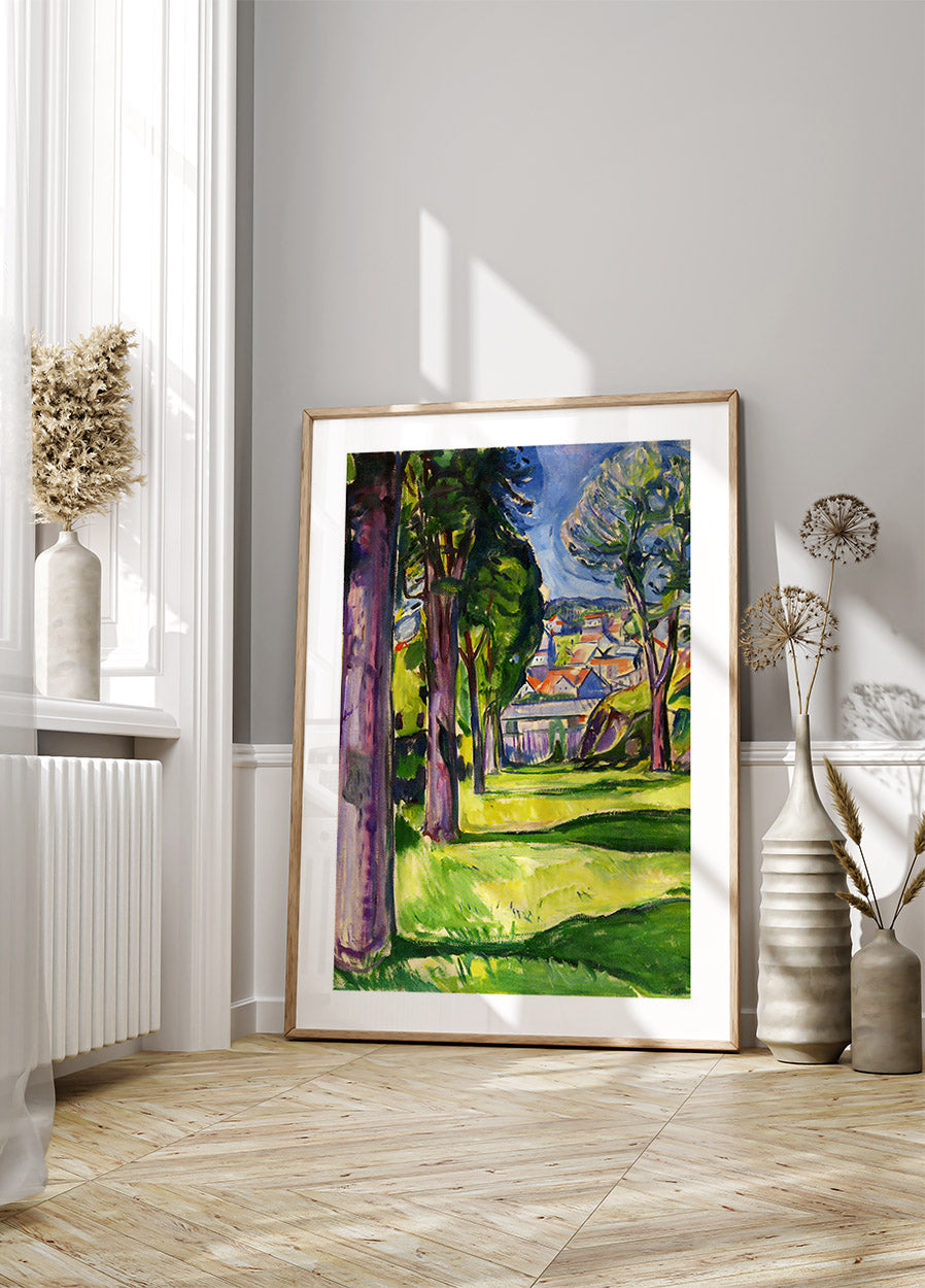 Garden in Kragerø Plakat - Posterbox.dk