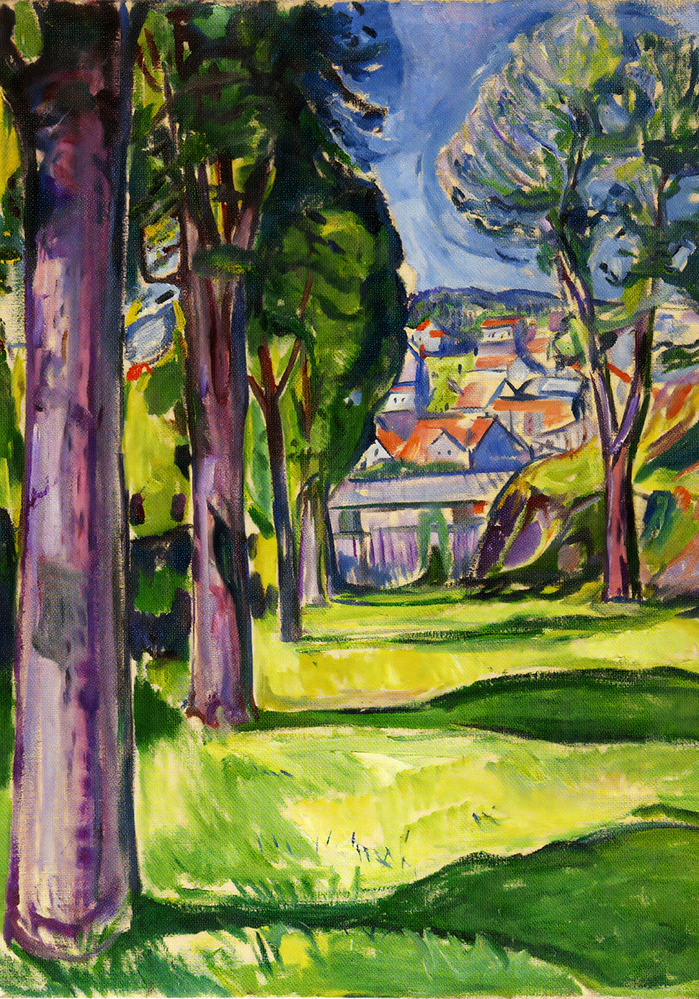 Garden in Kragerø Plakat - Posterbox.dk