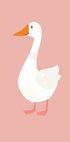 Goose On Pink Plakat - Posterbox.dk