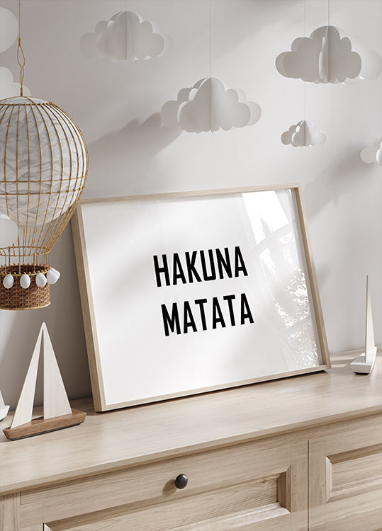 Hakuna Matata Plakat - Posterbox.dk