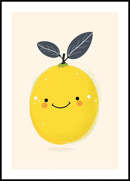 Happy Lemon Plakat - Posterbox.dk