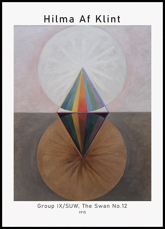 Hilma af Klint - Group IX/SUW, The Swan No. 12 Plakat - Posterbox.dk