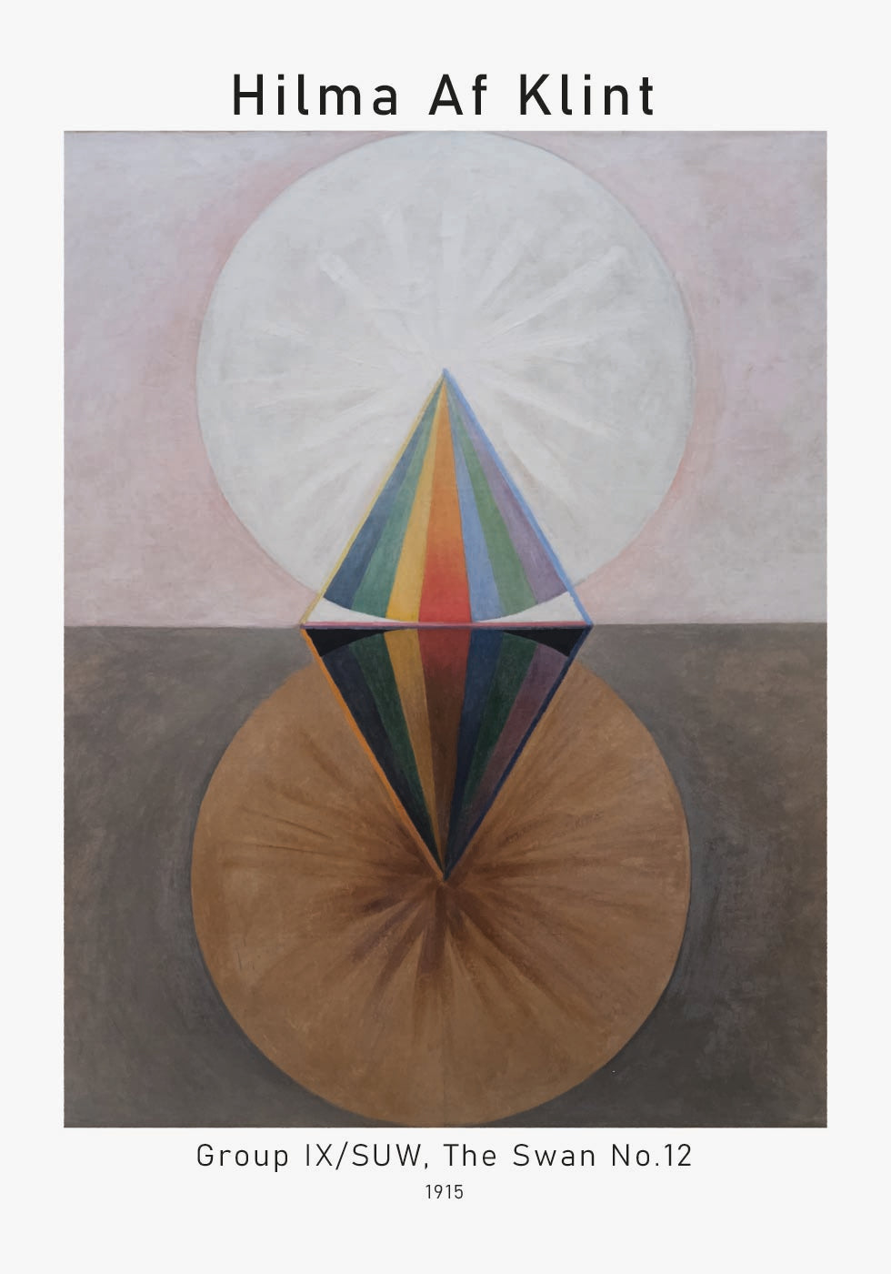 Hilma af Klint - Group IX/SUW, The Swan No. 12 Plakat - Posterbox.dk